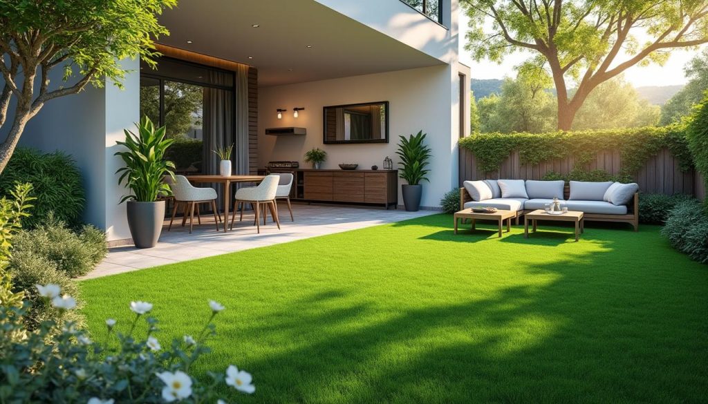 découvrez les avantages et caractéristiques du gazon synthétique sur 50m2. apprenez pourquoi ce revêtement est idéal pour un jardin durable et esthétique, alliant facilité d'entretien et durabilité.