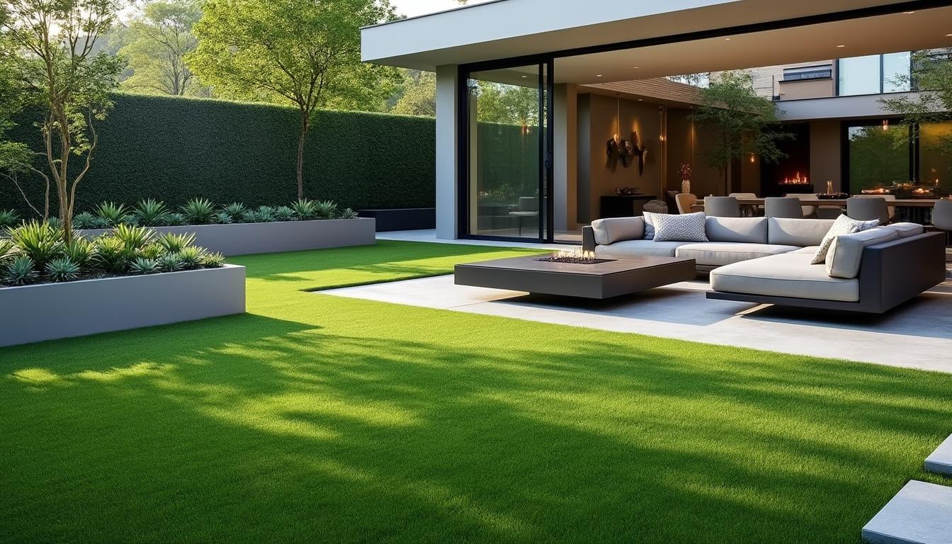 découvrez le gazon synthétique de luxe, la solution idéale pour apporter une touche d'élégance à votre jardin. profitez d'un espace extérieur esthétique et facile d'entretien, tout en bénéficiant d'un confort durable et d'une verdure éclatante toute l'année.