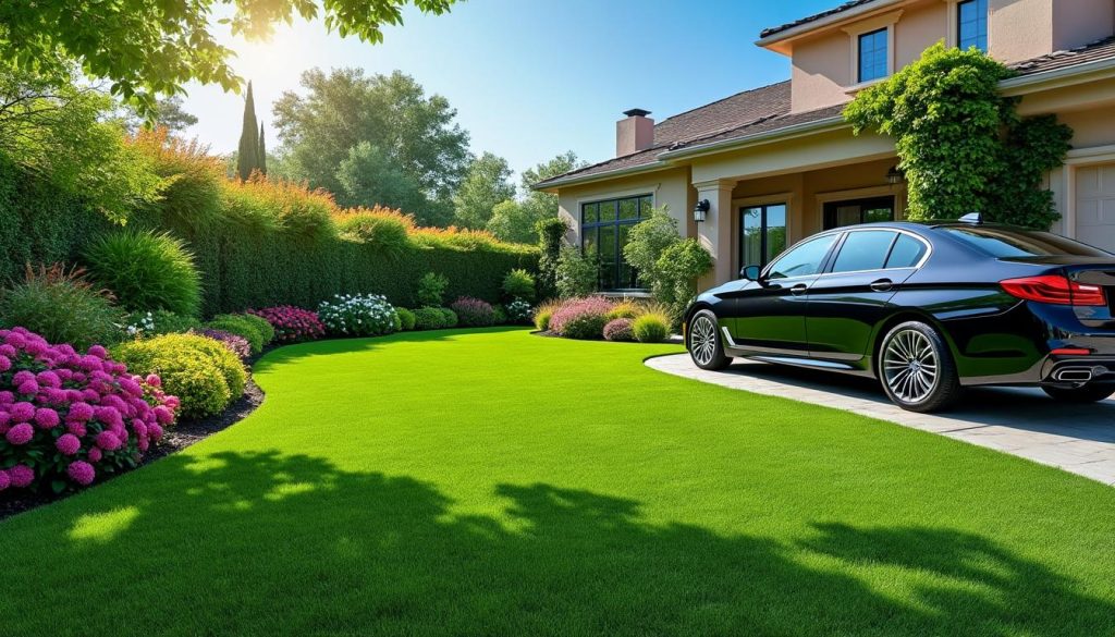 découvrez les avantages du gazon synthétique pour le passage de votre voiture. non seulement il offre une solution esthétique et durable, mais il réduit également l'entretien et prévient la boue. optez pour une alternative écologique qui résiste aux intempéries et assure un environnement propre et agréable.