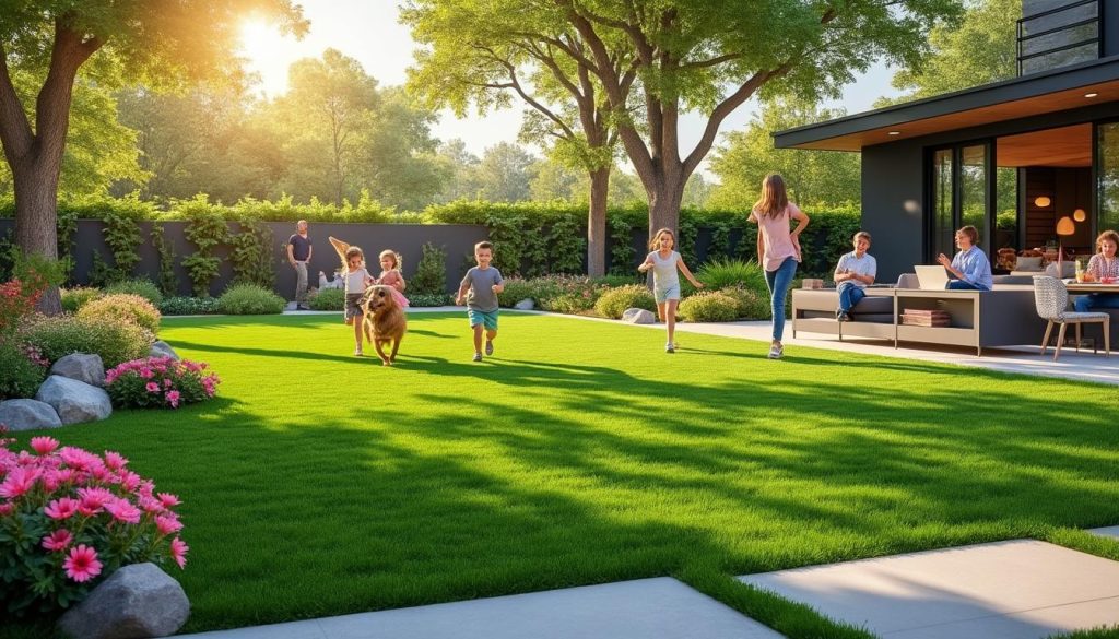 pelouse synthétique castorama : avantages, critères de choix, prix et étapes d’installation, plus des conseils d’entretien pour un jardin impeccable.